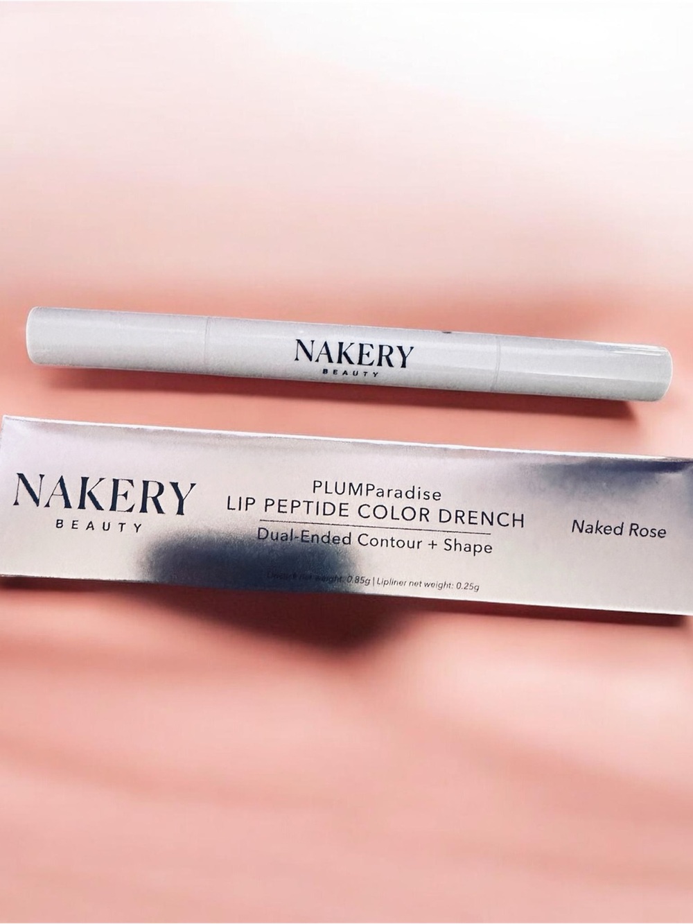 Nakery Beauty PLUMParadise Lip Peptide Color Drench - Naked Rose